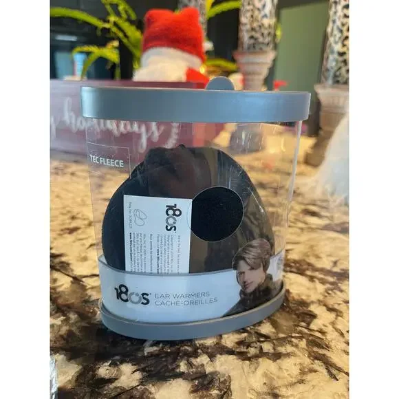 180s Adult Tec Fleece Ear Warmer OS BLACK - Picture 2 of 3